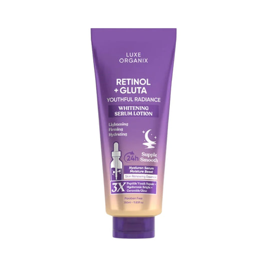 Luxe Organix Retinol + Gluta Whitening Serum Lotion 350 mls