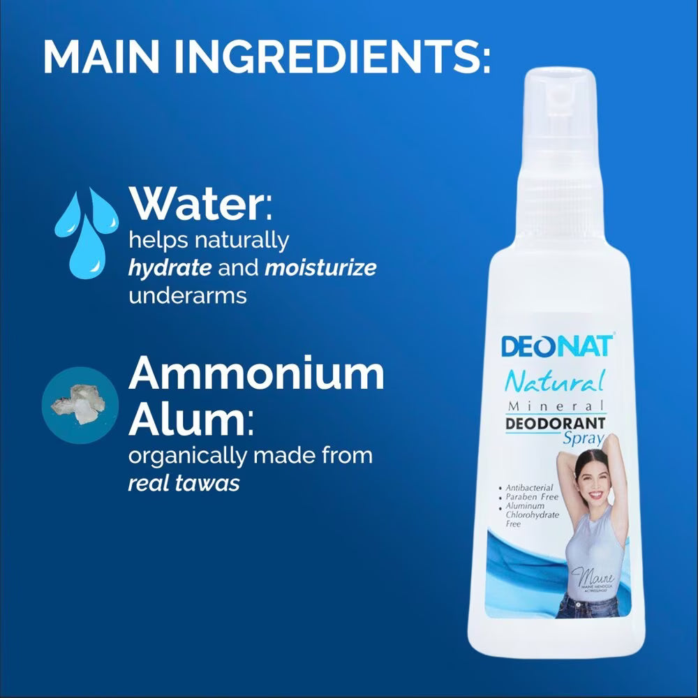 DEO NAT Natural Mineral Deodorant Spray 100ml