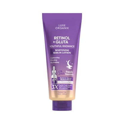 Luxe Organix Retinol + Gluta Whitening Serum Lotion 350 mls